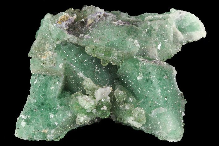 Green Fluorite & Druzy Quartz - Colorado #33380